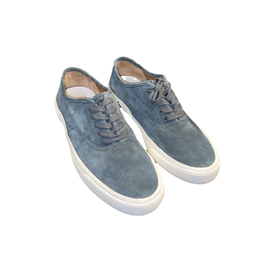 Frye Gray Blue Oxford Suede Sneakers Men's Size 10.5 Shoes